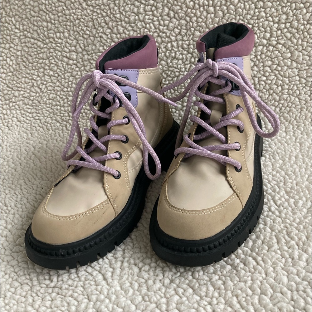 ZARA KIDS/ COLORFUL HIKING BOOTS SIZE US 2 1/2 EU 34